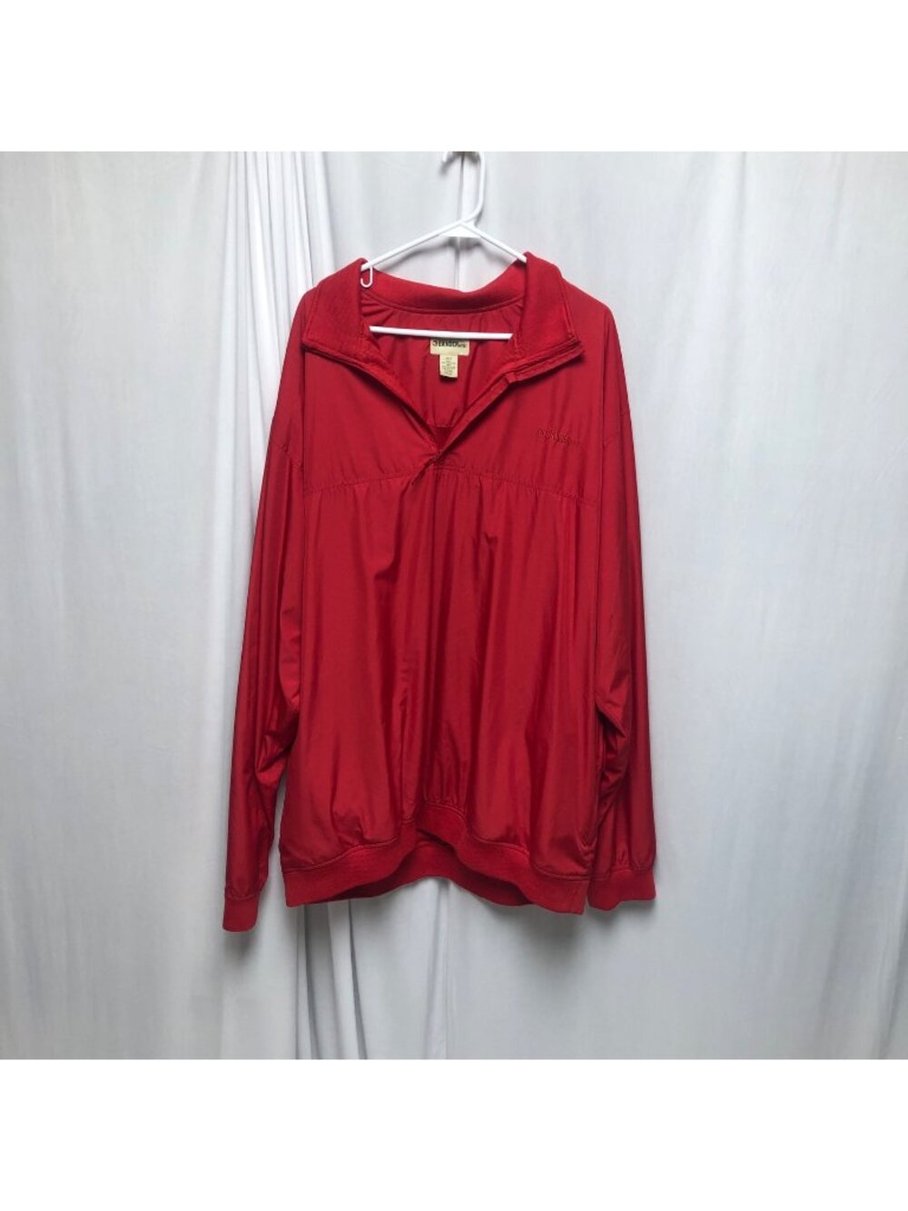 Gander Mountain Jacket Mens Size 2XLT Red Windbreaker Lightweight Pullover